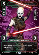 Image for Asajj Ventress - Reluctant Hunter (Serialized) (863) (A Lawless Time) - Star Wars: Unlimited