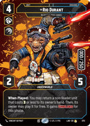 Image for Rio Durant - Beckett's Right Hands (Serialized) (870) (A Lawless Time) - Star Wars: Unlimited