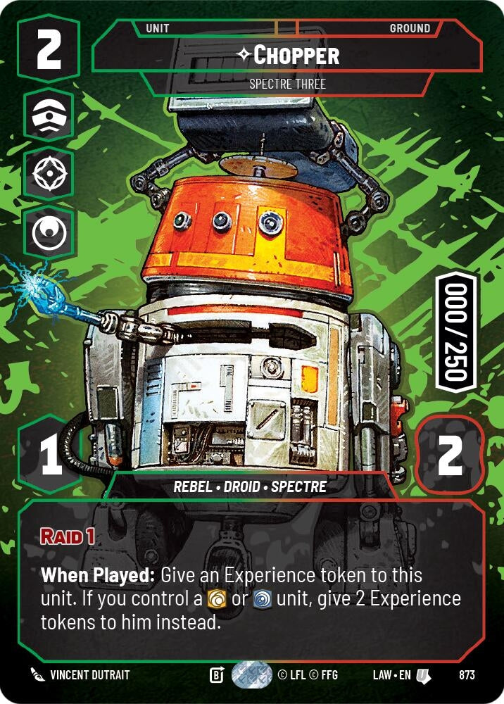 Image for Chopper - Spectre Three (Serialized) (873) (A Lawless Time) - Star Wars: Unlimited