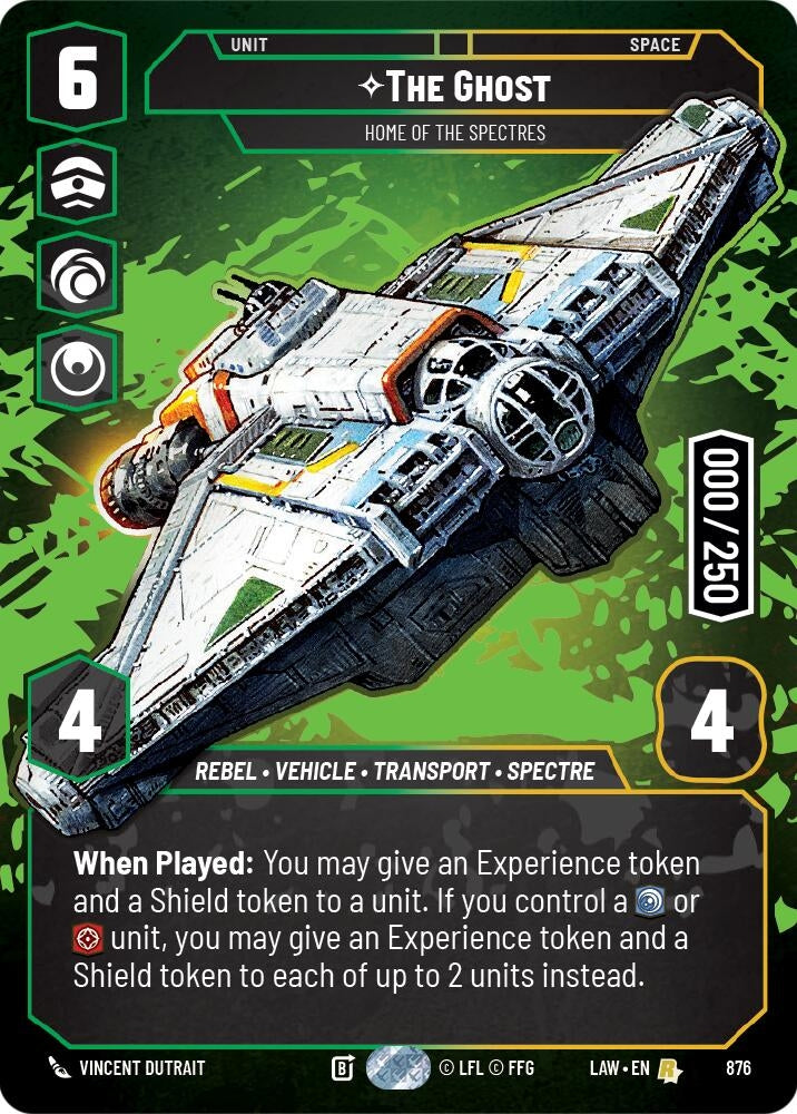 Image for The Ghost - Home of the Spectres (Serialized) (876) (A Lawless Time) - Star Wars: Unlimited