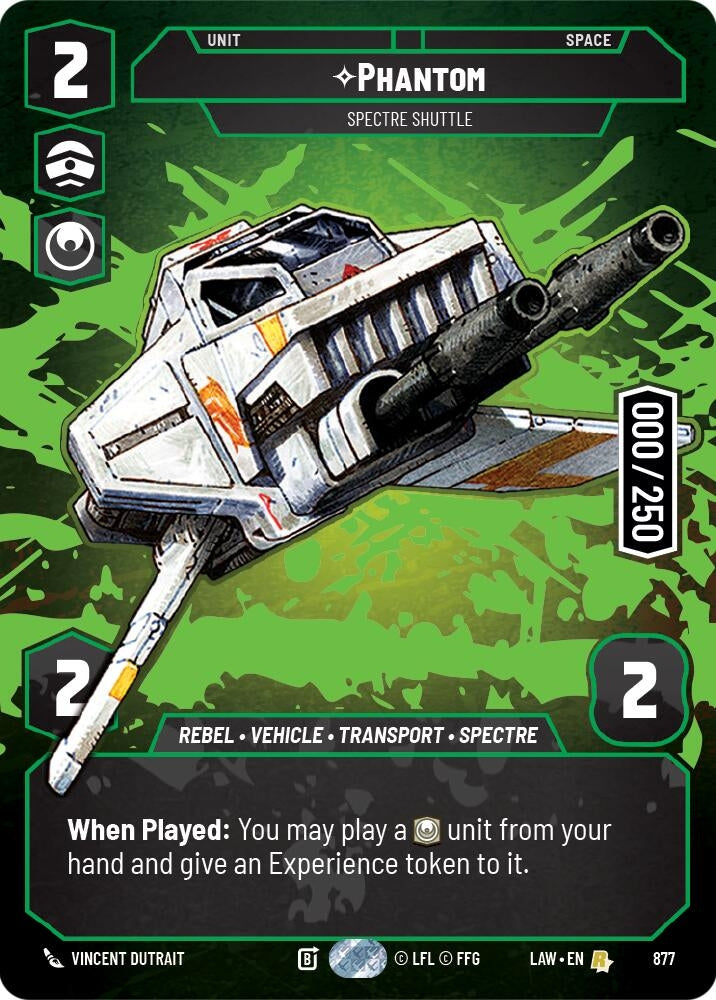 Image for Phantom - Spectre Shuttle (Serialized) (877) (A Lawless Time) - Star Wars: Unlimited