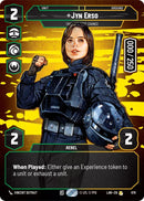 Image for Jyn Erso - Take the Next Chance (Serialized) (878) (A Lawless Time) - Star Wars: Unlimited
