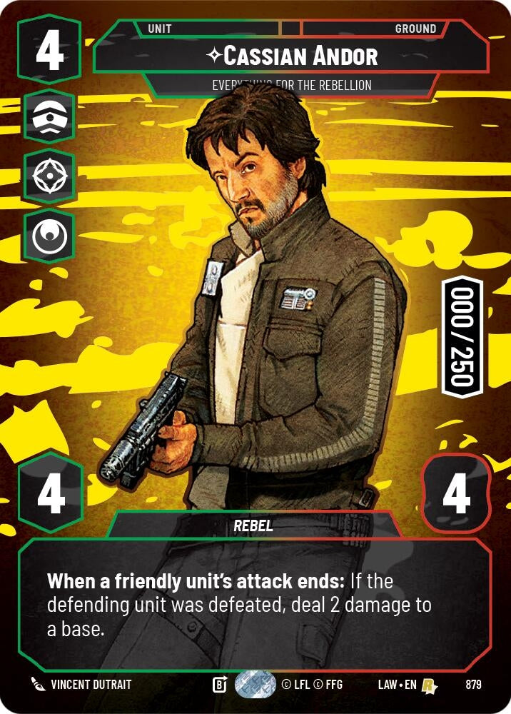 Image for Cassian Andor - Everything for the Rebellion (Serialized) (879) (A Lawless Time) - Star Wars: Unlimited
