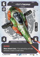 Image for Fett's Firespray - In Pursuit (Serialized) (892) (A Lawless Time) - Star Wars: Unlimited