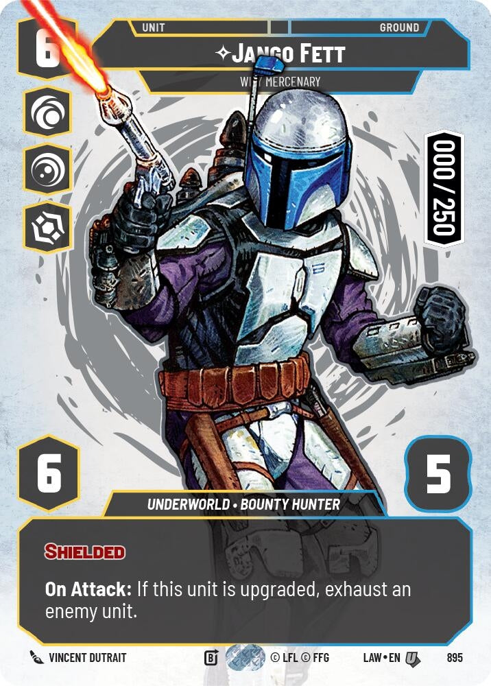 Image for Jango Fett - Wily Mercenary (Serialized) (895) (A Lawless Time) - Star Wars: Unlimited