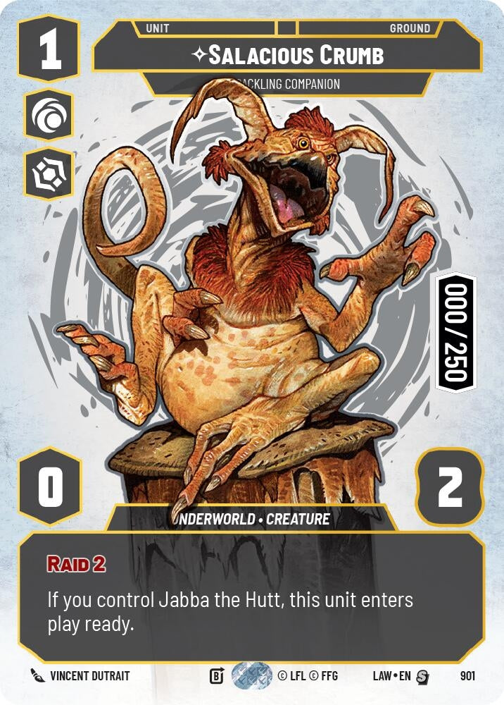 Image for Salacious Crumb - Cackling Companion (Serialized) (901) (A Lawless Time) - Star Wars: Unlimited