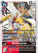 Image for WarGreymon - AD1-004 (AD1-004 SR) (Advanced Booster Digimon Generation) (AD-01) - Digimon Card Game
