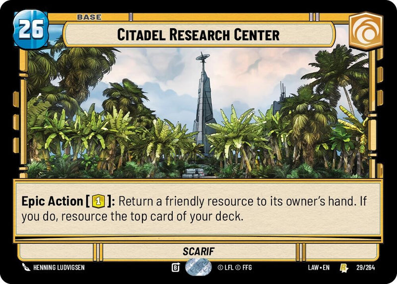 Image for Citadel Research Center (29) (A Lawless Time) - Star Wars: Unlimited