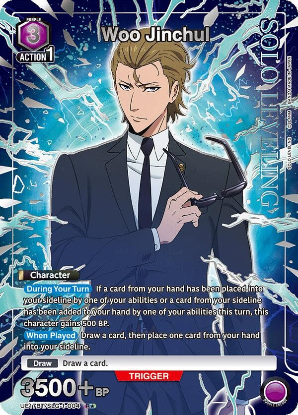 Image for Woo Jinchul (R*) (UE17BT/SLG-1-004) (UE17BT: SOLO LEVELING) - Union Arena