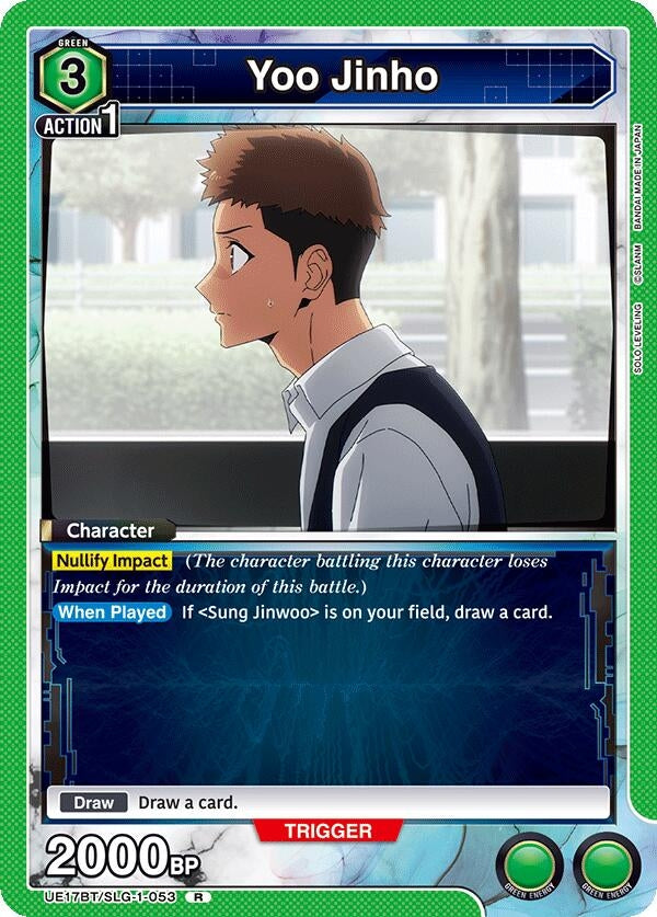 Image for Yoo Jinho (053) (UE17BT/SLG-1-053) (UE17BT: SOLO LEVELING) - Union Arena