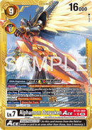 Image for Alphamon: Ouryuken ACE (Gold Border) (BT20-060 SR) (Advanced Booster Digimon Generation) (AD-01) - Digimon Card Game