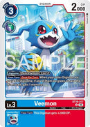 Image for Veemon - BT16-017 (Reprint) (BT16-017 U) (Advanced Booster Digimon Generation) (AD-01) - Digimon Card Game