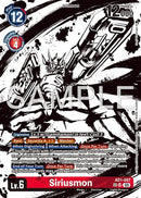 Image for Siriusmon (SP) (AD1-007 SR) (Advanced Booster Digimon Generation) (AD-01) - Digimon Card Game