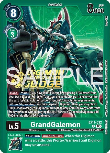 Image for GrandGalemon (Judge Pack 9) (EX11-032 U) (Dawn of Liberator) - Digimon Card Game