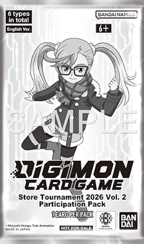 Image for Store Tournament 2026 Vol. 2 Participation Pack - Digimon Card Game