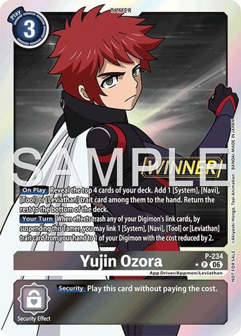 Image for Yujin Ozora (Store Tournament 2026 Vol. 2 Winner Pack) (P-234 P) (Digimon Promotion Cards) (D-PR) - Digimon Card Game