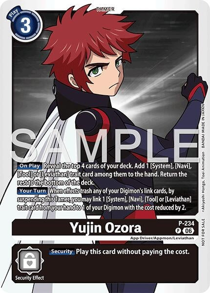 Image for Yujin Ozora (Store Tournament 2026 Vol. 2 Participation Pack) (P-234 P) (Digimon Promotion Cards) - Digimon Card Game