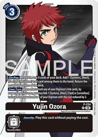 Image for Yujin Ozora (Store Tournament 2026 Vol. 2 Participation Pack) (P-234 P) (Digimon Promotion Cards) (D-PR) - Digimon Card Game