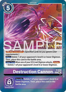 Image for Destruction Cannon (Store Tournament 2026 Vol. 2 Winner Pack) (P-238 P) (Digimon Promotion Cards) - Digimon Card Game