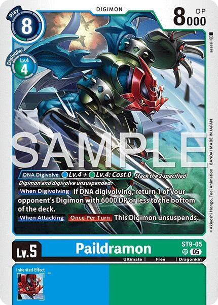 Image for Paildramon - ST9-05 (Reprint) (ST9-05 SR) (Advanced Booster Digimon Generation) - Digimon Card Game