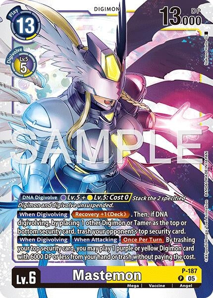 Image for Mastemon - P-187 (Reprint) (P-187 P) (Advanced Booster Digimon Generation) - Digimon Card Game