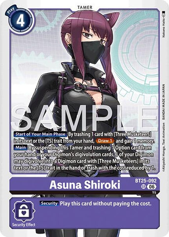 Image for Asuna Shiroki (BT25-092 SR) (Dual Revolution) (BT-25) - Digimon Card Game