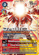 Image for ShineGreymon: Burst Mode // Final Shining Burst (Alternate Art) (BT25-104 SEC) (Dual Revolution) (BT-25) - Digimon Card Game