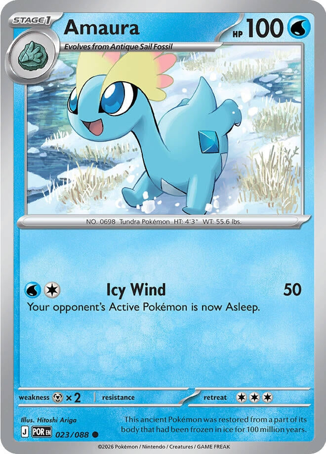 Image for Amaura (023/088) (ME03: Perfect Order) - Pokemon