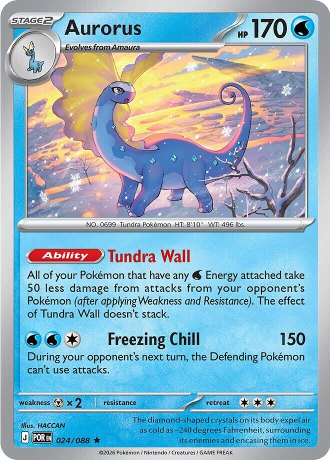 Image for Aurorus (024/088) (ME03: Perfect Order) - Pokemon