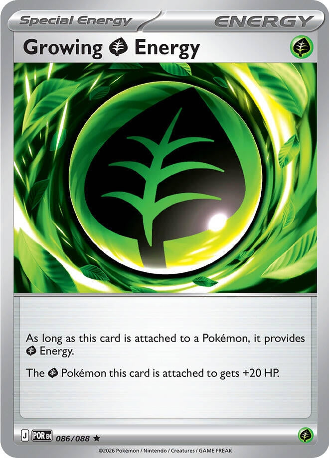 Image for Growing Grass Energy (086/088) (ME03: Perfect Order) - Pokemon