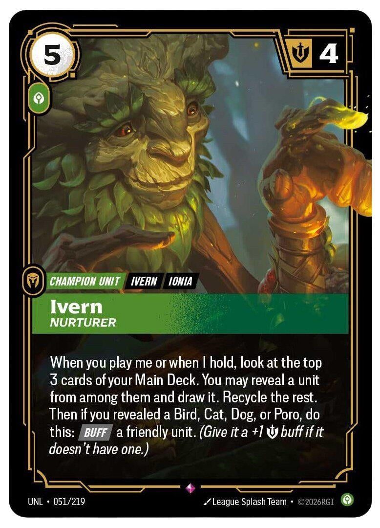 Ivern - Nurturer (051/219) (Unleashed)