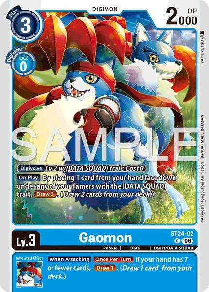 Image for Gaomon (ST24-02 C) (Starter Deck 24: Data Squad) (ST-24) - Digimon Card Game