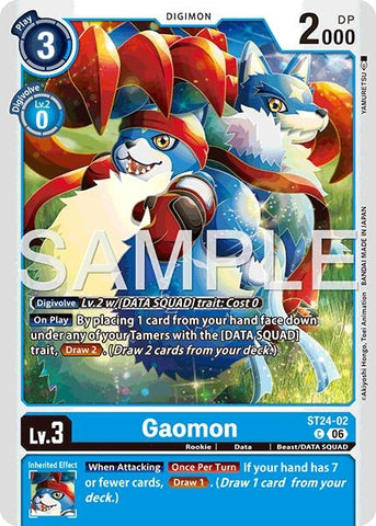 Image for Gaomon (ST24-02 C) (Starter Deck 24: Data Squad) (ST-24) - Digimon Card Game