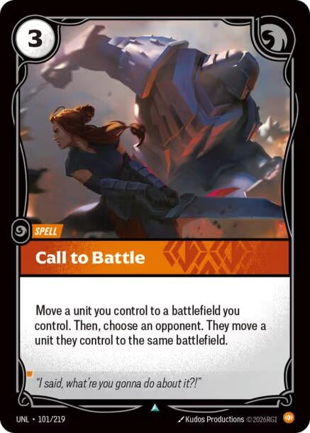 Call to Battle (101/219) (Unleashed)
