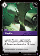 Image for The List (138/219) (Unleashed) - Riftbound: League of Legends Trading Card Game