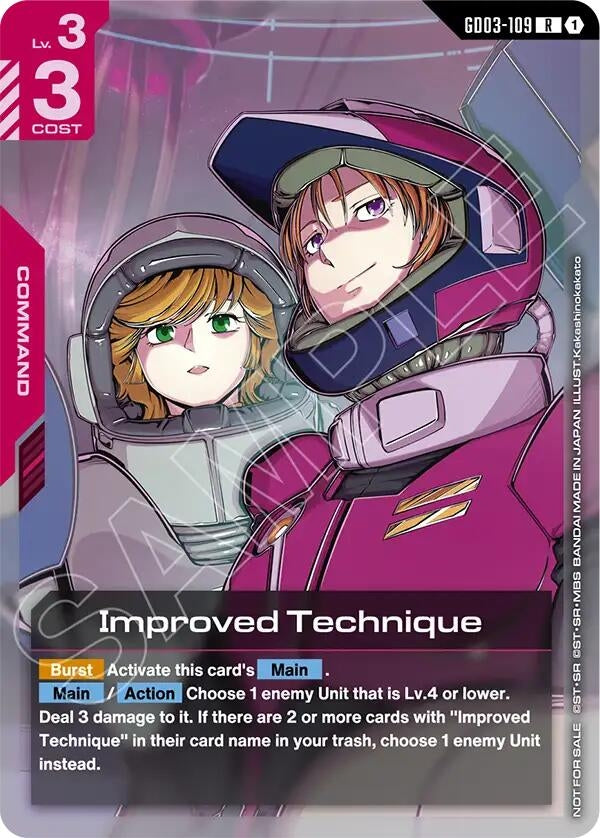 Image for Improved Technique (WCS26-27 Participation Pack Vol.1) (Gundam Promotional Cards) - Gundam Card Game