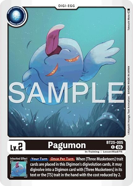 Image for Pagumon (BT25-005 C) (Dual Revolution) (BT-25) - Digimon Card Game
