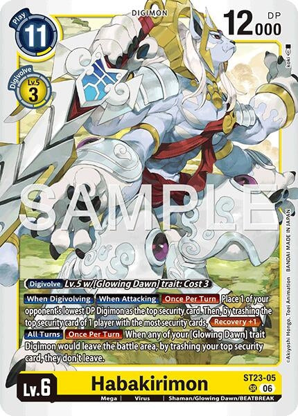 Image for Habakirimon (ST23-05 SR) (Starter Deck 23: Beatbreak) (ST-23) - Digimon Card Game