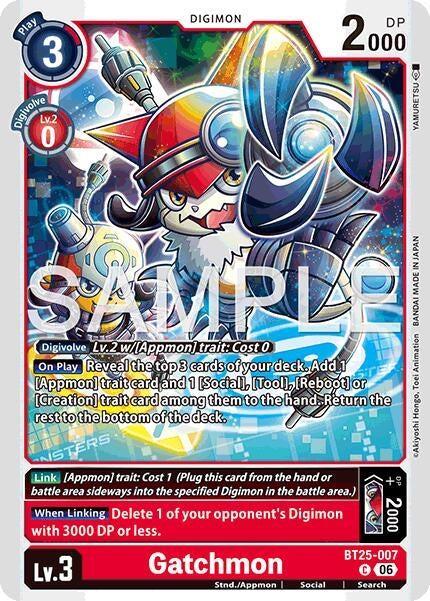 Image for Gatchmon (BT25-007 C) (Dual Revolution) (BT-25) - Digimon Card Game