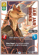Image for Jar Jar Binks - Mesa Propose (Serialized) (Rose Gold) (1143) (Secrets of Power) - Star Wars: Unlimited