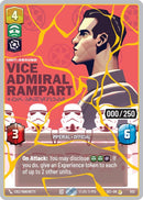 Image for Vice Admiral Rampart - On Schedule (Serialized) (Gold) (1133) (Secrets of Power) - Star Wars: Unlimited