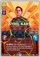 Image for Syril Karn - Where Is He? (Serialized) (Gold) (1137) (Secrets of Power) - Star Wars: Unlimited