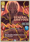 Image for General Grievous - Scuttling to Safety (Serialized) (Gold) (1138) (Secrets of Power) - Star Wars: Unlimited