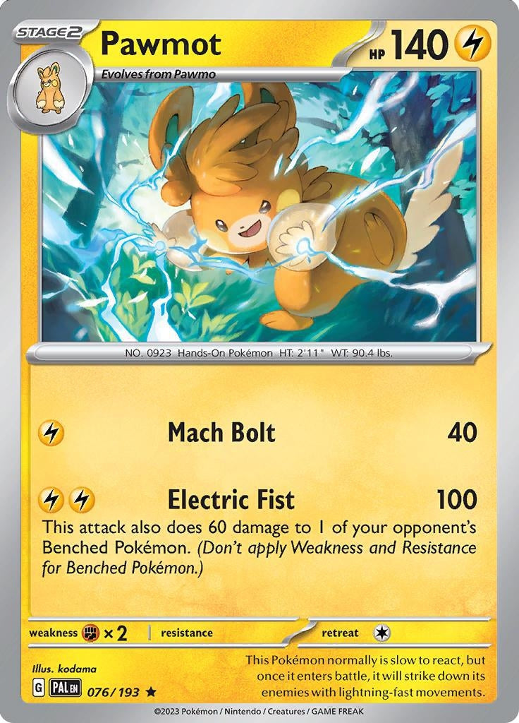 Image for Pawmot (076/193) (Deck Exclusives) - Pokemon