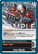 Image for Iron Slash (BT25-100 C) (Dual Revolution) - Digimon Card Game