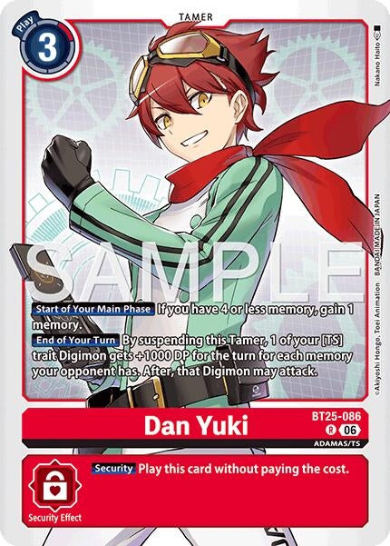 Image for Dan Yuki (BT25-086 R) (Dual Revolution) - Digimon Card Game