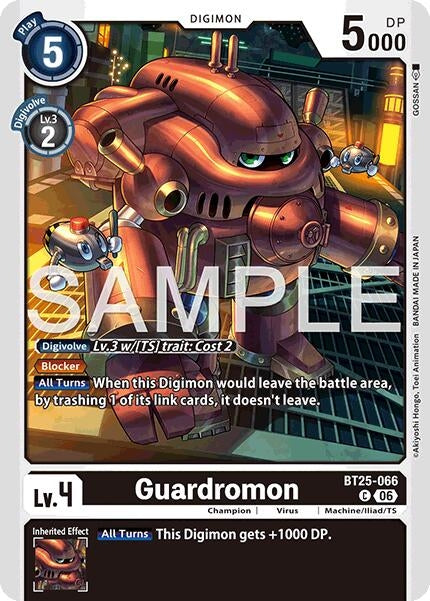 Image for Guardromon (BT25-066 C) (Dual Revolution) - Digimon Card Game