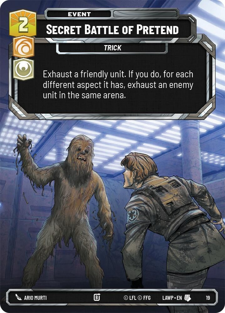 Image for Secret Battle of Pretend (19) (A Lawless Time: Weekly Play Promos) - Star Wars: Unlimited