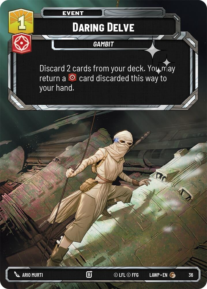 Image for Daring Delve (Foil) (36) (A Lawless Time: Weekly Play Promos) - Star Wars: Unlimited