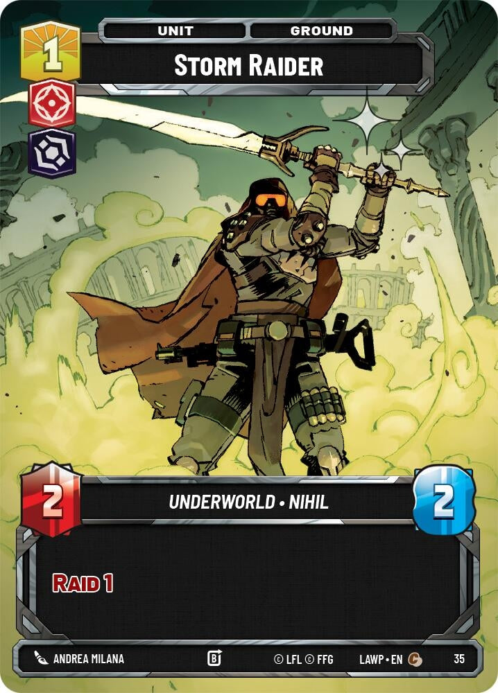 Image for Storm Raider (Foil) (35) (A Lawless Time: Weekly Play Promos) - Star Wars: Unlimited